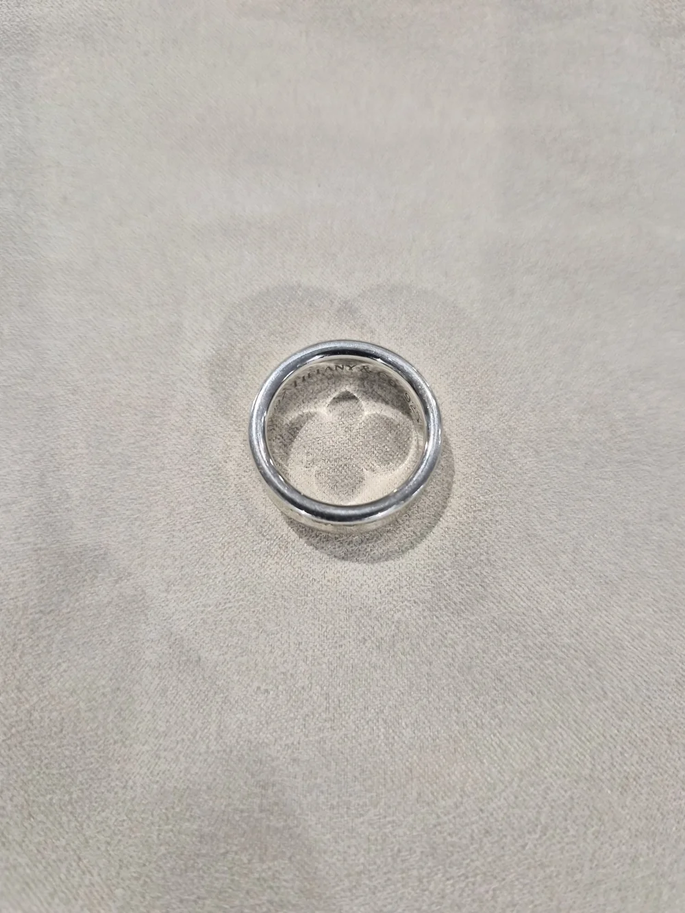 Tiffany & Co. (925) Sterling Silver '1837' Ring - Size 6